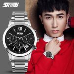 ساعت مچی عقربه‌ای مردانه اسکمی مدل 9097 SIBK - Image 5