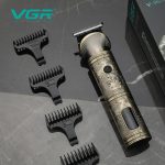 ست ماشین اصلاح موی صورت و بدن وی جی ار مدل V-106 - Image 5