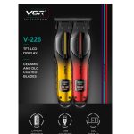 ماشین اصلاح موی سر و صورت شارژی وی جی ار مدل V-226 - Image 11