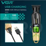 ماشین اصلاح موی سر و صورت شارژی وی جی ار مدل V-935 - Image 6