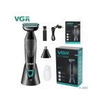ماشین اصلاح موی صورت و بدن وی جی ار مدل V-601 - Image 3
