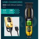 ماشین اصلاح موی سر و صورت شارژی وی جی ار مدل V-226 - Image 6