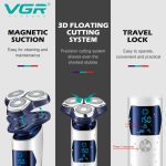 ماشین اصلاح موی صورت وی جی ار مدل V-328 - Image 6