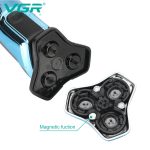 ماشین اصلاح موی صورت شارژی وی جی ار مدل V-313 - Image 4