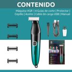 ماشین اصلاح موی بدن و صورت وی جی ار مدل v-339 - Image 2