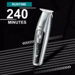 ماشین اصلاح موی سر و صورت وی جی ار مدل V-970 با تیغه استیل ضد زنگ، باتری قابل شارژ با 240 دقیقه استفاد - Image 5