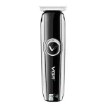ماشین اصلاح موی بدن و صورت وی جی ار مدل V-168 با تیغه استیل ضد زنگ، طراحی ارگونومیک، شارژ USB، قابلیت تنظیم سرعت و شانه قابل تنظیم دستی