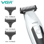 ماشین اصلاح موی سر و صورت وی جی ار مدل V-970 با تیغه استیل ضد زنگ، باتری قابل شارژ با 240 دقیقه استفاد - Image 2