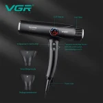 سشوار حرفه‌ای 2400 وات وی جی ار مدل V-469 - Image 4